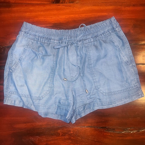 Splendid drawstring chambray shorts           Sz Small - Picture 1 of 6